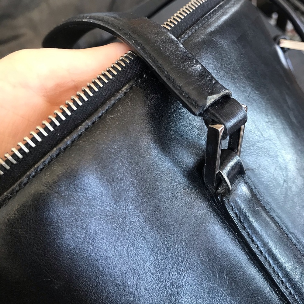 GUCCI vintage black leather bag - Picture 11 of 16